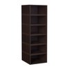 Regency Niche Cubo Storage Organizer Open Bookshelf Set- 6 Half Size Cubes- Truffle PC066PKTF